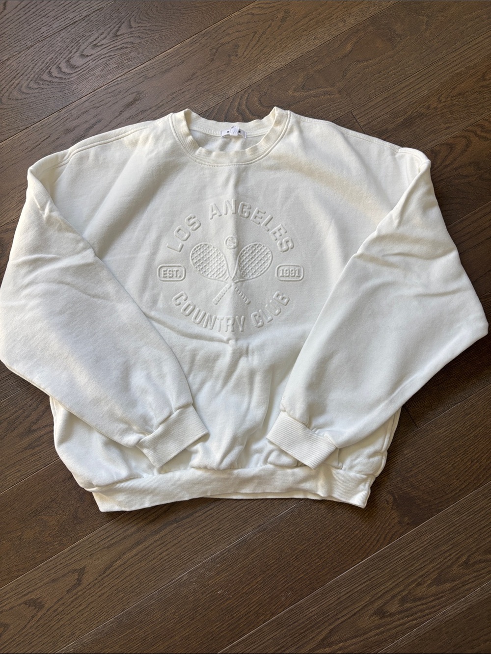 Garage Crewneck Sweatshirt - Cream